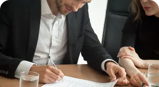 Firmar documentos empresariales